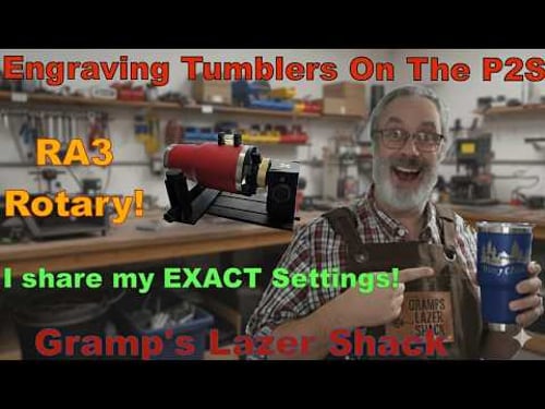 Engraving a Tumbler on the Ra3: The Ultimate Test