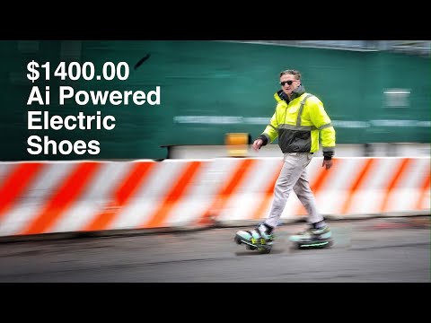 TESTING $1400 Ai POWERED ELECTRIC SHOES in NYC