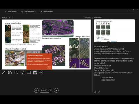 23727 Geospatial Computer Vision and Machine Learning for Large Scale Earth Observation Data