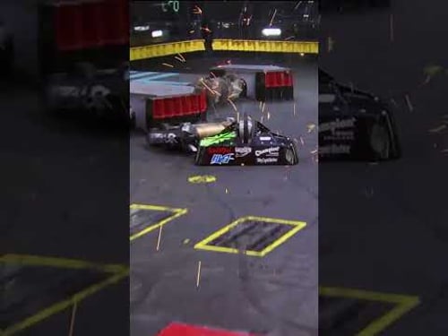 Bot gets turned into a frisbee!