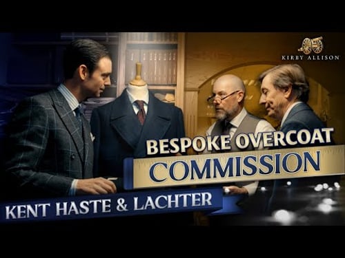 Commissioning a Bespoke Overcoat at Kent & Haste | Double-Faced Fabric | Kirby Allison