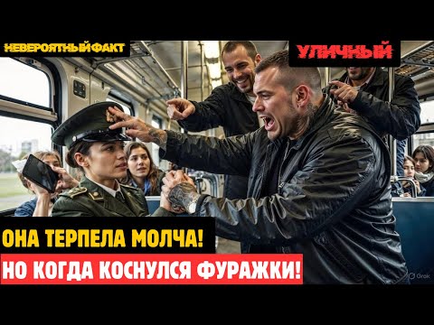 Она терпела молча… но когда он коснулся фуражки, начался ад!