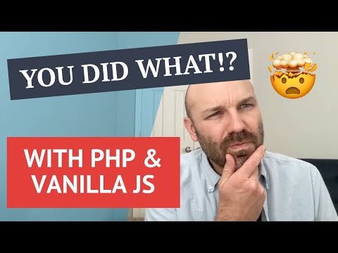 Can you build a web app with PHP and Web Components in 2025!?