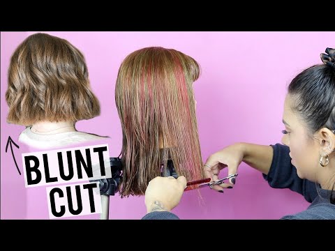 HOW TO DO A BLUNT HAIRCUT LIKE A PRO | BEGINNER FRIENDLY HAIRCUTTING TUTORIAL