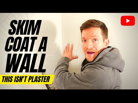 How To Skim Coat A Wall **This ISN'T PLASTER | New Products & Methods to Skimming A Wall