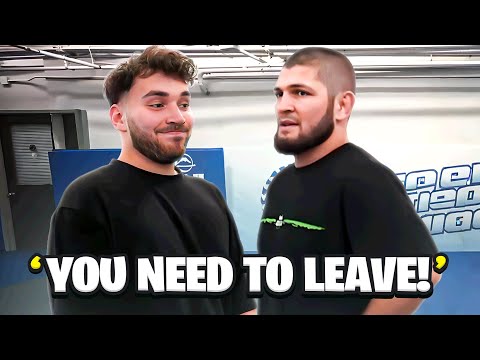 Adin Ross Gets PRESSED by Khabib at Islam’s Training Session!