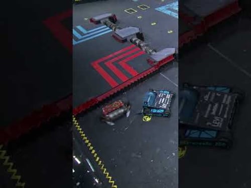 Bot gets launched like a frisbee!