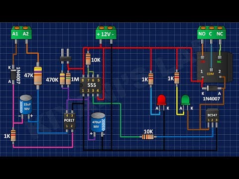 How To Make Delay Off Timer | using 555 timer