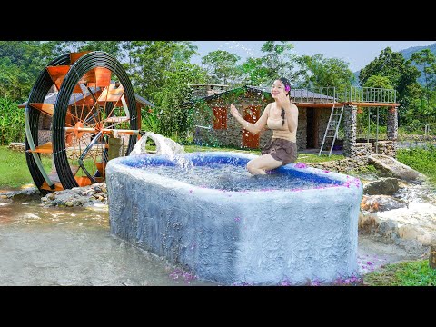 DIY Builds Outdoor Swimming Pool - Soak, Relax With The Pool by After a Hard Day's Work