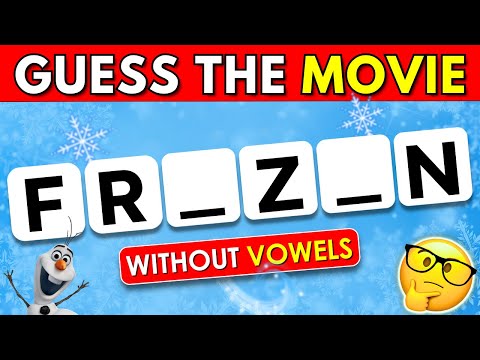 Can You Guess the Disney Movie Without Vowels? β
πΏ | Easy, Medium, Hard, Impossible
