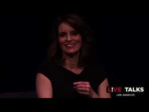 Tina Fey in conversation with Steve Martin at Live Talks Los Angeles