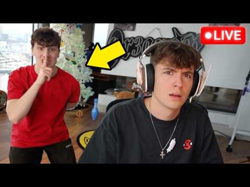 Sneaking Into Fortnite YouTuber's Videos...