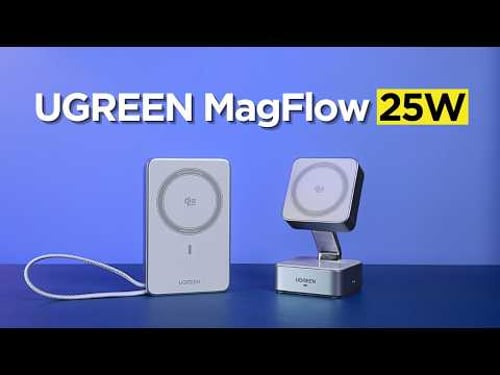 UGREEN MagFlow Qi2 25W Review (2-in-1 & Power Bank)