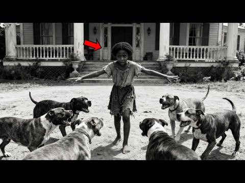 10 chiens de chasse ont encerclé la jeune esclave en fuite — mais un seul a survécu