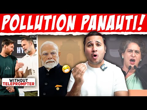 Pollution Pe International Danka Baj Gaya | Rahul-Messi | Vote Chori Rally