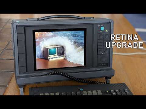 An amazing screen upgrade for the Dolch PAC-62 lunchbox PC