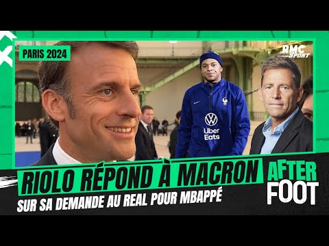 Mbappé aux JO ? Riolo répond à Macron sur sa demande au Real