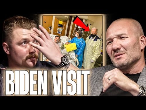 Marine Rifleman and Double Amputee's Strange Visit with President Biden