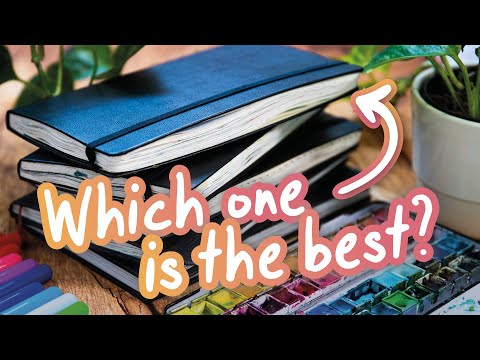 Comparing 10 Watercolor Sketchbooks that I've used A LOT!