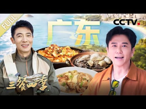 【Full】咸菜羊肉蚝 海胆炒饭 娘酒炙羊肉 柚子皮炒牛肉 盐焗鸡 酿豆腐……和撒贝宁、温兆伦一同食在广东!| CCTV「三餐四季 第三季」第5期 20260328