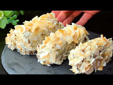 Без муки! Без сахара! Просто смешайте овсяные хлопья с яблоком и бананом - Овсяное домашнее пирожное