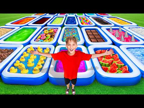 ١٠٠ بركة سباحة غامضة، واحد فقط للفوز به!