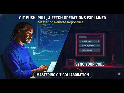 How git push, pull & fetch works !! Explained with Demo #git