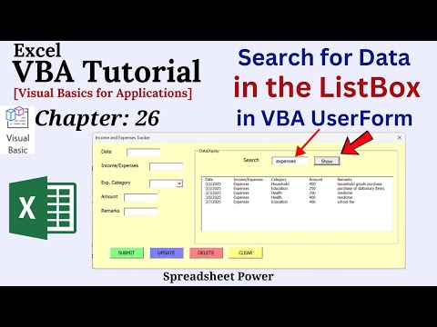 How to Search Data in the Listbox by Using Textbox in Excel VBA