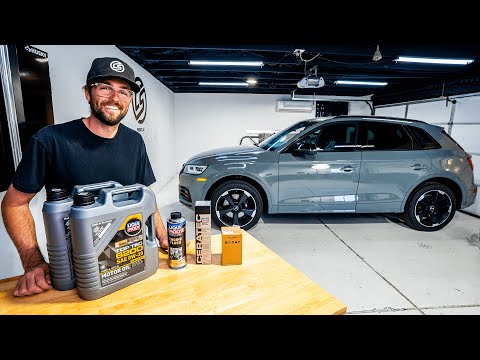 Audi B9 SQ5/S4/S5 Oil Change DIY LiquiMoly Oil + Engine Flush + Ceratec Treatment (Best Oil Change)