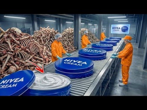 Unbelievable Factory Process Turning Millions of Animal Bones into Cosmetic Cream!