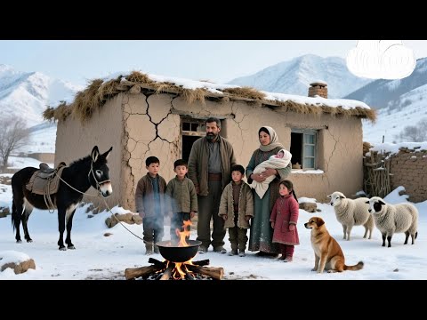 Surviving Winter Snow: Cooking in the Coldest Village of Afghanistan inside a Mountain Oldest House