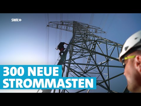 Schwindelerregende Arbeiten: So wird die Stromtrasse durch die Eifel erneuert