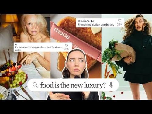 is fashion really trying to sell us food right now??