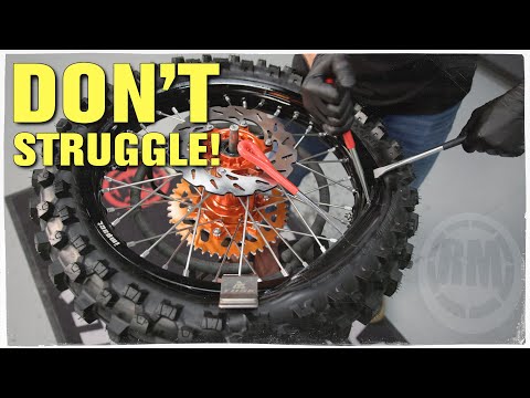 Learn This Trick and NEVER Struggle Changing a Dirt Bike Tire Again!