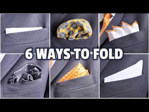 HOW TO FOLD A POCKET SQUARE