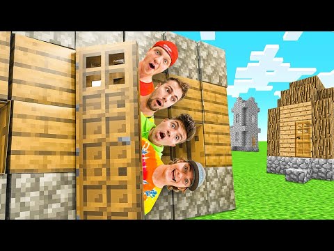 LAST TO LEAVE MY MINECRAFT CITY CHALLENGE!