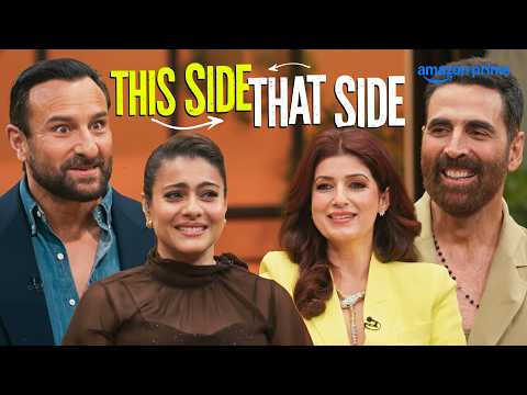 Akshay Kumar and Saif Ali Khan PICK Sides π€ in Two Much with Kajol and Twinkle | Prime Video India