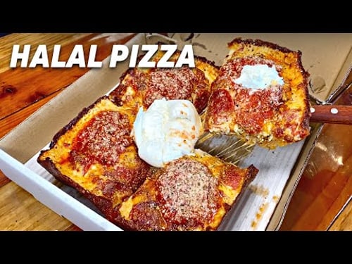 HALAL PIZZA - BEST Detroit Style Zabihah Halal Pizza | Greater Los Angeles