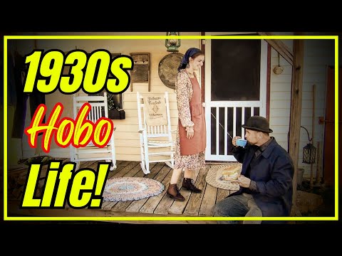 1930s Hobo Life: Real Survival Adventure on the Rails!