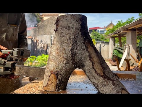 Great Ideas from Firewood: How to Make Unique and Simple Chairs from Waste Firewood