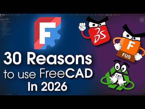 30 Reasons to use FreeCAD in 2026
