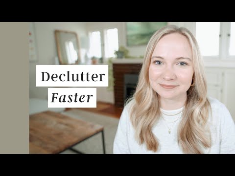 ONE THING TO HELP YOU DECLUTTER WAY FASTER | Minimalism
