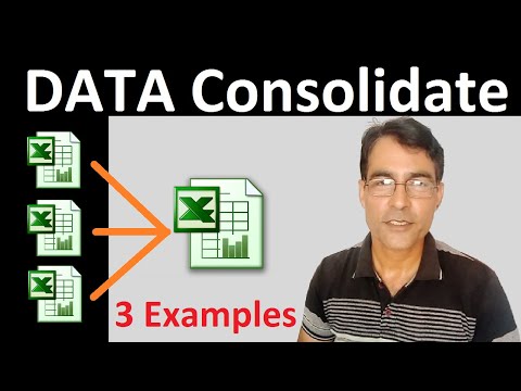 Data consolidate in excel | Data Consolidate from worksheet and workbook | Data consolidation hindi