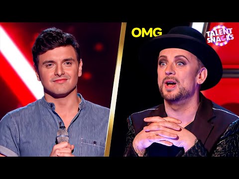 The Singer Who Dared To Sing Boy George's Song... TO Boy George! | The Voice UK