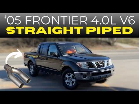 2005 Nissan Frontier 4.0L V6 w/ Straight Pipes!