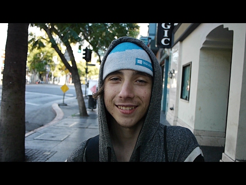 EJ is 18. He told me he has been homeless for 11 years.