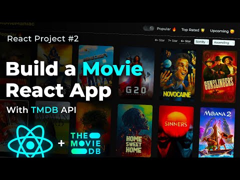 React JS Tutorial - Build Movie React App with API, Filter, Sort & Dark Mode