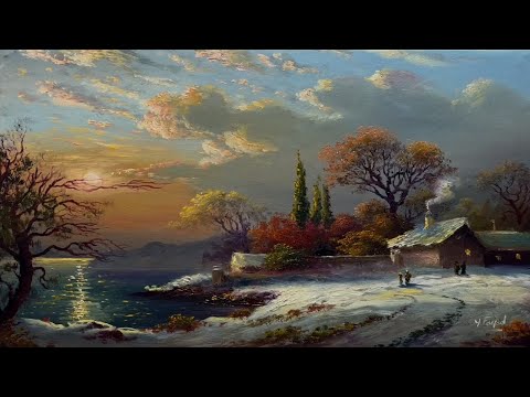 How I Paint Landscape Just By 4 Colors Oil Painting Landscape Step By Step 82 By Yasser Fayad
