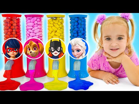 Magic candy turns kids into superheroes - a funny story from Alice