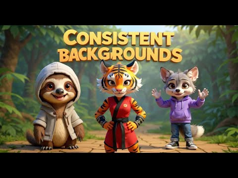 Make Your Characters Pop With Consistent Backgrounds!